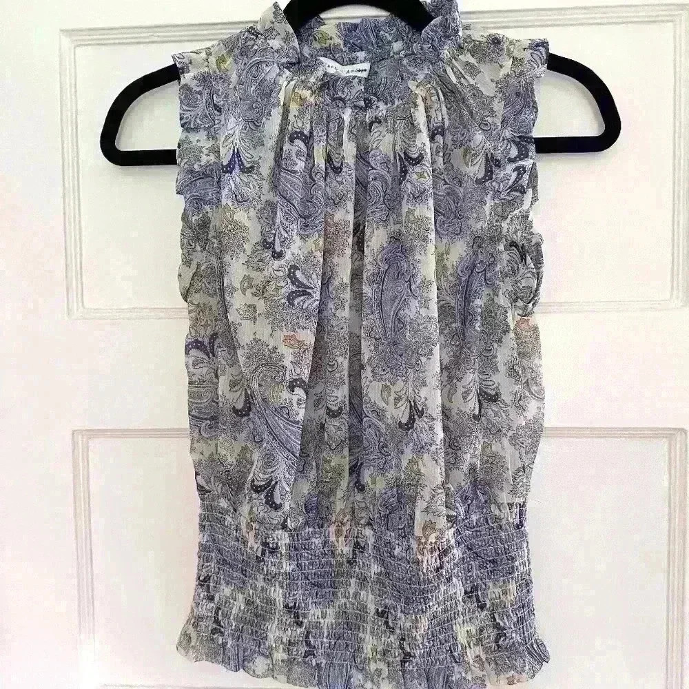 Maison De Amelie- Pre-Owned Ruched Top- Size XS